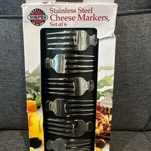 Norpro Stainless Steel Cheese Markers Set of 6